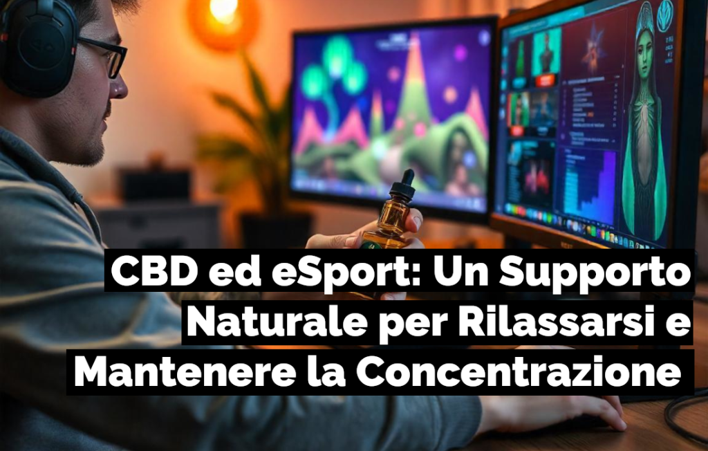 CBD videogiochi esport